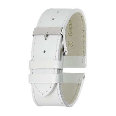 Ремень кожаный РК-24-02-01 бел. Лак