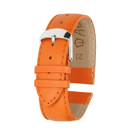 Ремень кожаный РК-20-05-01 Classik оранжевый