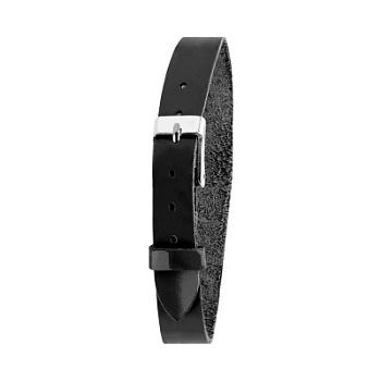 Ремень кожаный РКЖ-08-11-01 черн.Лак