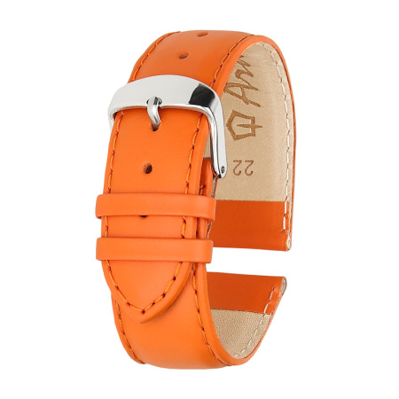 Ремень кожаный РК-22-05-01 М Classik оранжевый