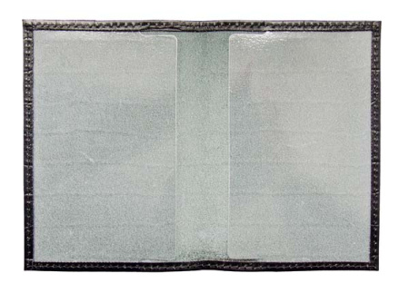 Обложка для паспорта ОП-1 черный Kroko