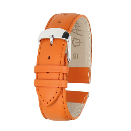 Ремень кожаный РК-18-05-01 Classik оранжевый