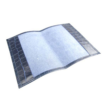 Обложка для паспорта ОП-1 синий П Kroko