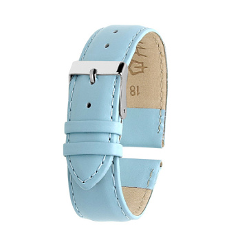 Ремень кожаный РК-18-05-01 Classik голубой