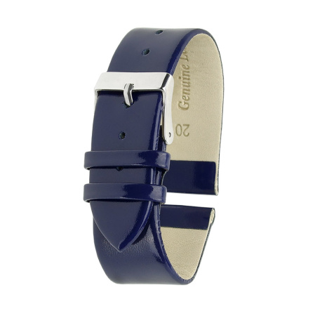 Ремень кожаный РК-20-05-01 син.Лак